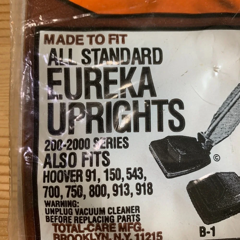 Total Care Vacuum Belts 2 Pack B-1 for Eureka Upright 200-2000 Hoover 91 150 543
